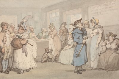 Oficina de registro para la contratación de sirvientes de Thomas Rowlandson